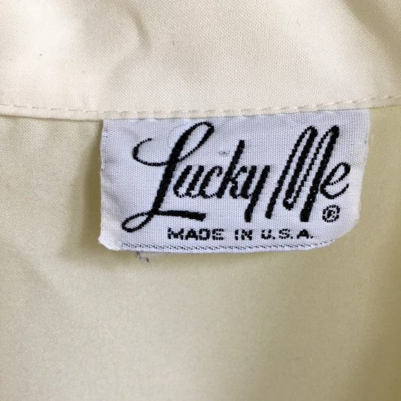 Lucky Me White Vintage Button Down - Picture 2 of 3